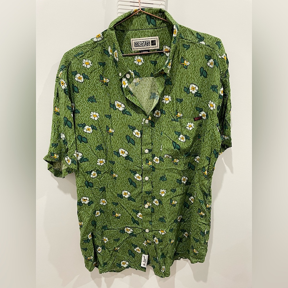 RSVLTS size L Van Gogh button down